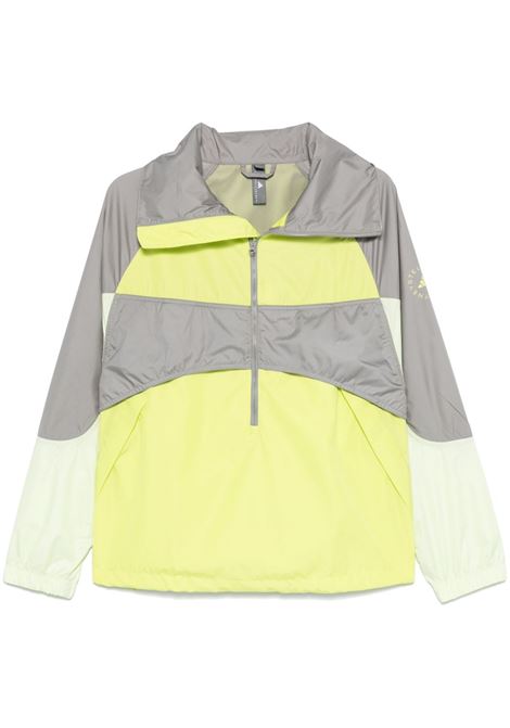 Giacca truenature in grigio e giallo adidas by Stella McCartney - donna